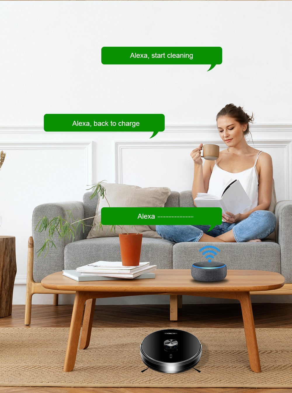 (código promocional: AEGG66)) Robot aspirador Liectroux X6,navegación láser Lidar,6500 pa,mapa de varios pisos,trapear,zona de exclusión de aplicaciones,área selectiva,reanudación de punto de interrupción