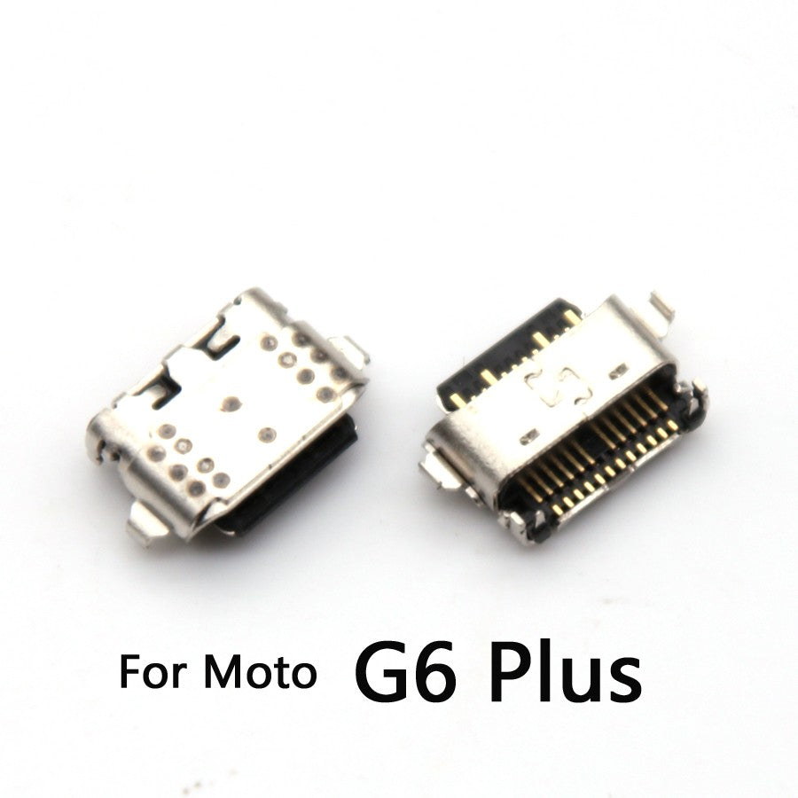 50 Uds conector Micro USB puerto de carga Jack Plug Dock para Motorola Moto G5 G5s G6 G7 G8 G9 Plus Play Power Lite piezas de reparación