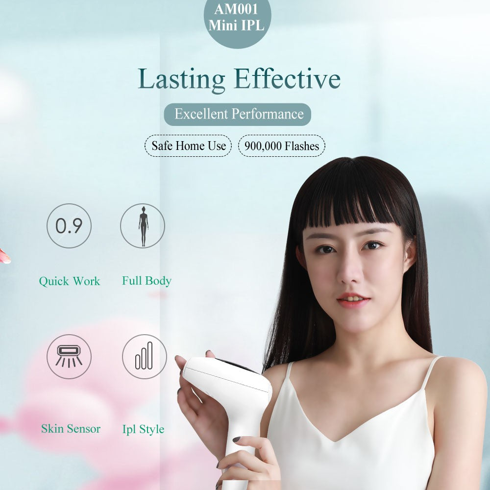 Depiladora láser IPL profesional para mujer, depilación láser, dispositivo depilatorio eléctrico con luz pulsada para Bikini corporal Facial