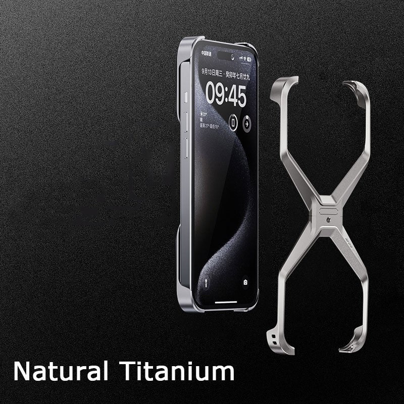 Funda Protectora de Aluminio Extraíble con Disipación de Calor y Resistente a Impactos para IPHONE 16 Pro Max, Carcasa Metálica sin Marco para iPhone 14, 15, 16 Pro Max