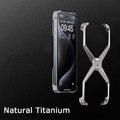Funda Protectora de Aluminio Extraíble con Disipación de Calor y Resistente a Impactos para IPHONE 16 Pro Max, Carcasa Metálica sin Marco para iPhone 14, 15, 16 Pro Max