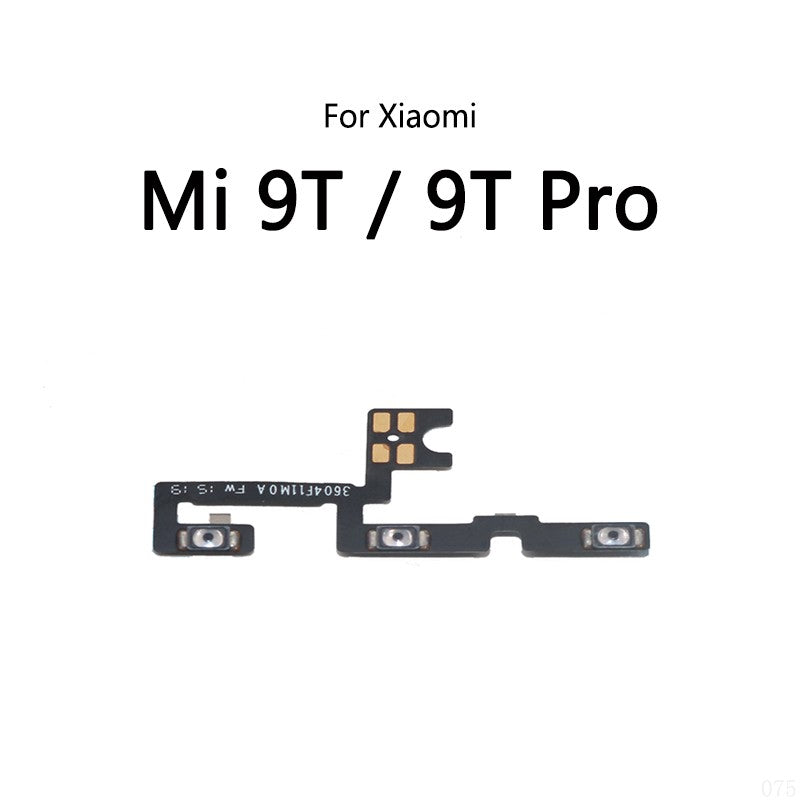 Botón de encendido interruptor volumen botón de silencio encendido/apagado Cable flexible para Xiaomi Mi 9 Pro 9SE 9T Lite