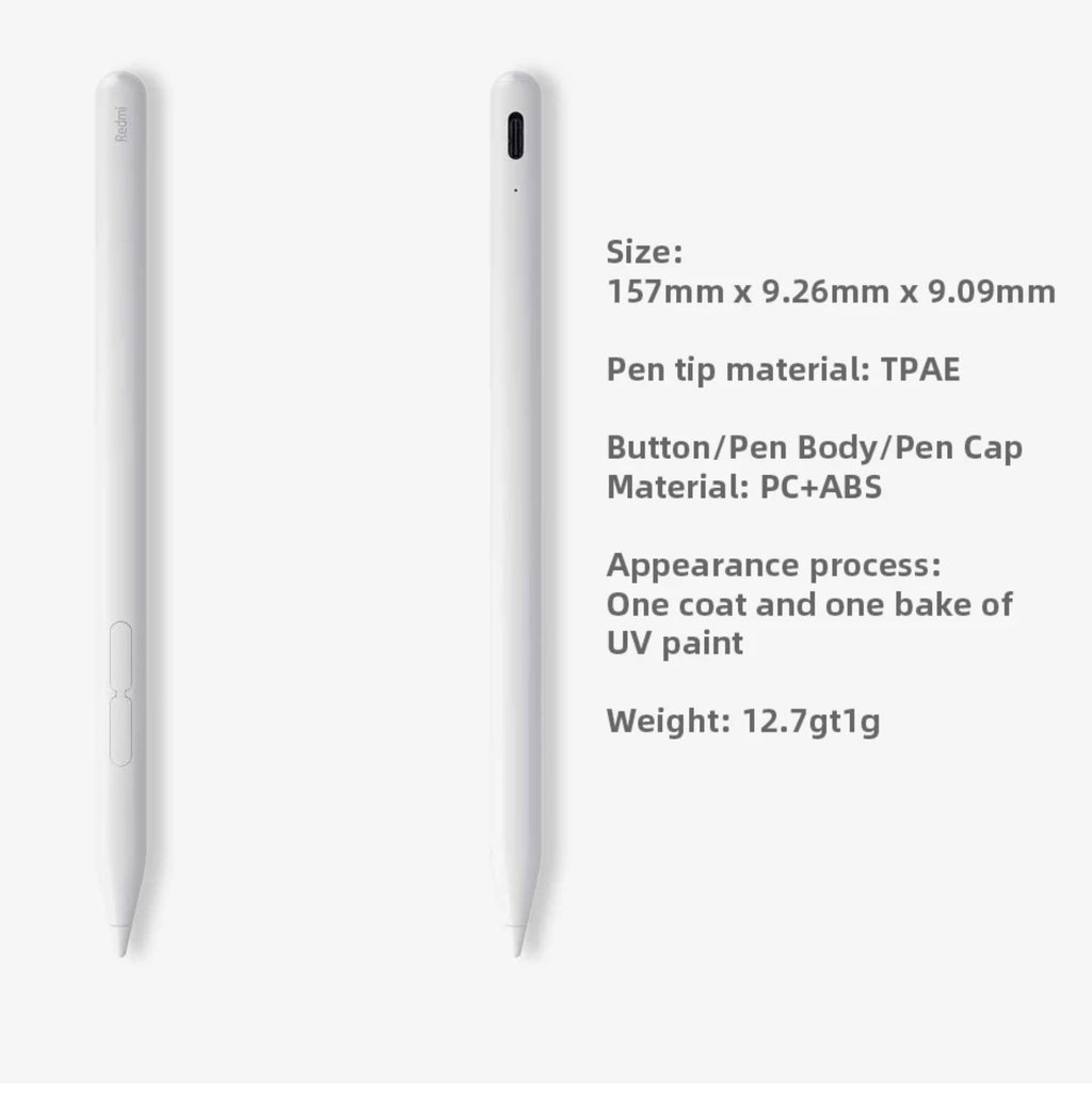 Original Xiaomi Redmi Pad 2 lápiz óptico Redmi Pad Pro tableta 4096 nivel sentido dibujo escritura Redmi Smart Pen Xiaomi Smart Pen