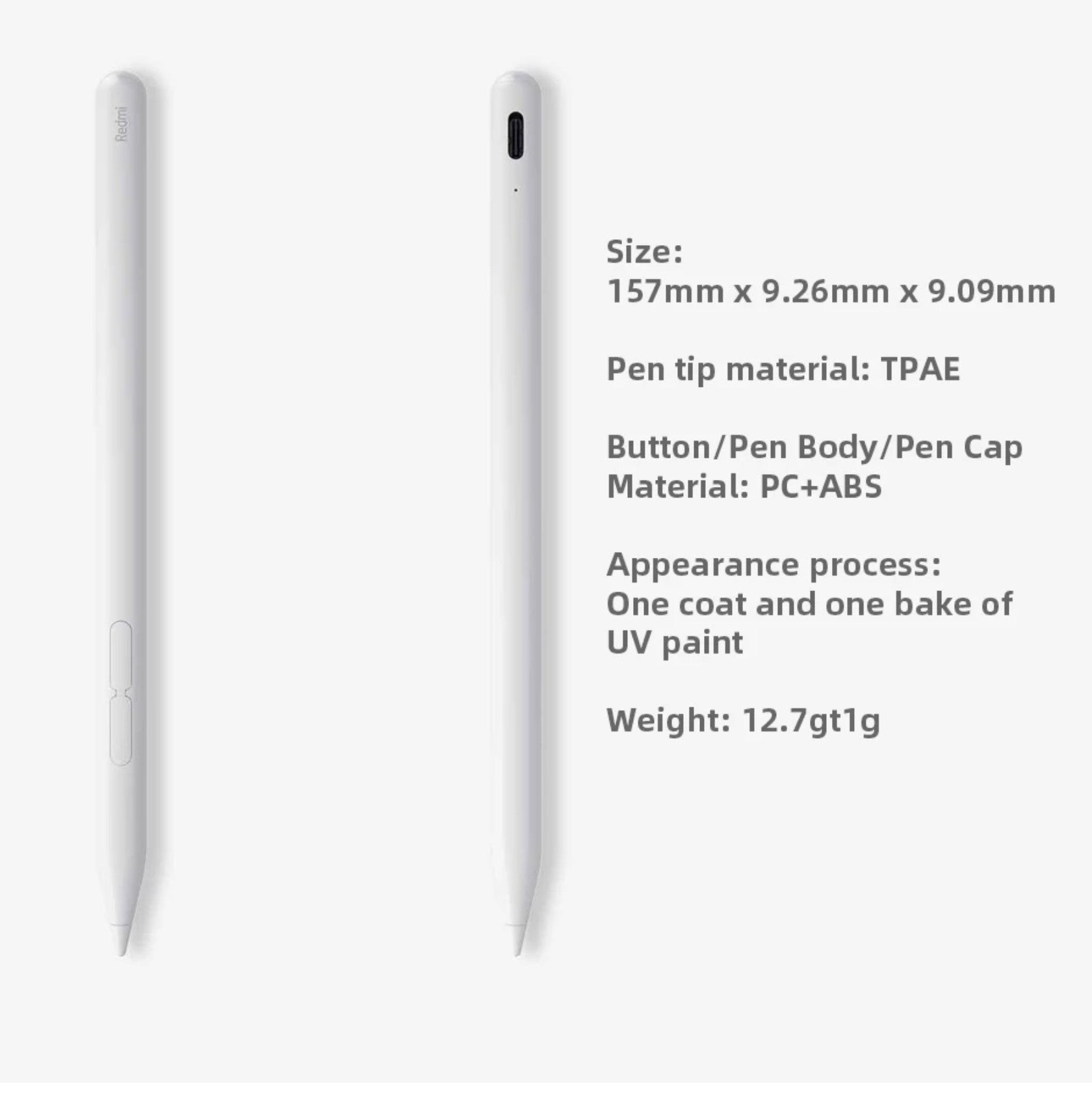 Original Xiaomi Redmi Pad 2 lápiz óptico Redmi Pad Pro tableta 4096 nivel sentido dibujo escritura Redmi Smart Pen Xiaomi Smart Pen