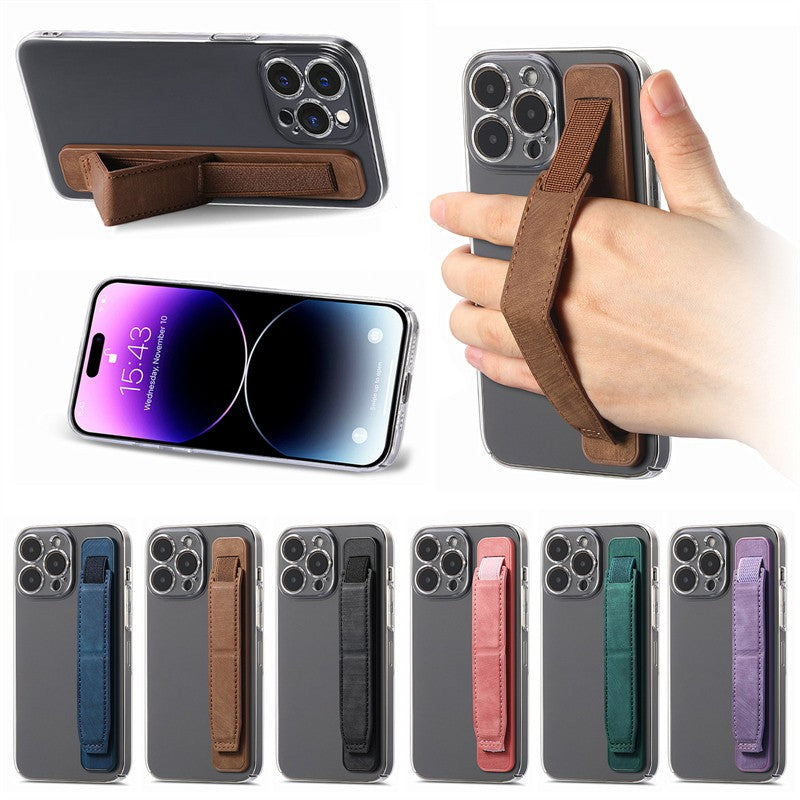 Soporte para muñeca de mano, anillo para dedo, agarre, soporte para teléfono móvil para IPhone, Samsung, Xiaomi, soporte de empuje y tracción