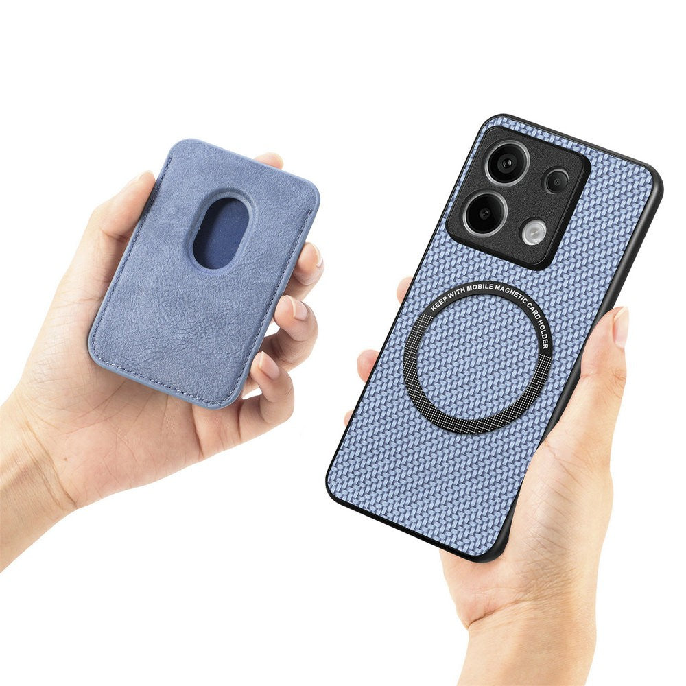 Funda de Cuero Desmontable 2 en 1 con Imán para Xiaomi Redmi Note 15 5G 4G, Funda con Ranuras para Tarjetas, Carcasa Trasera para Redmi Note 14 Pro Plus 13 14C