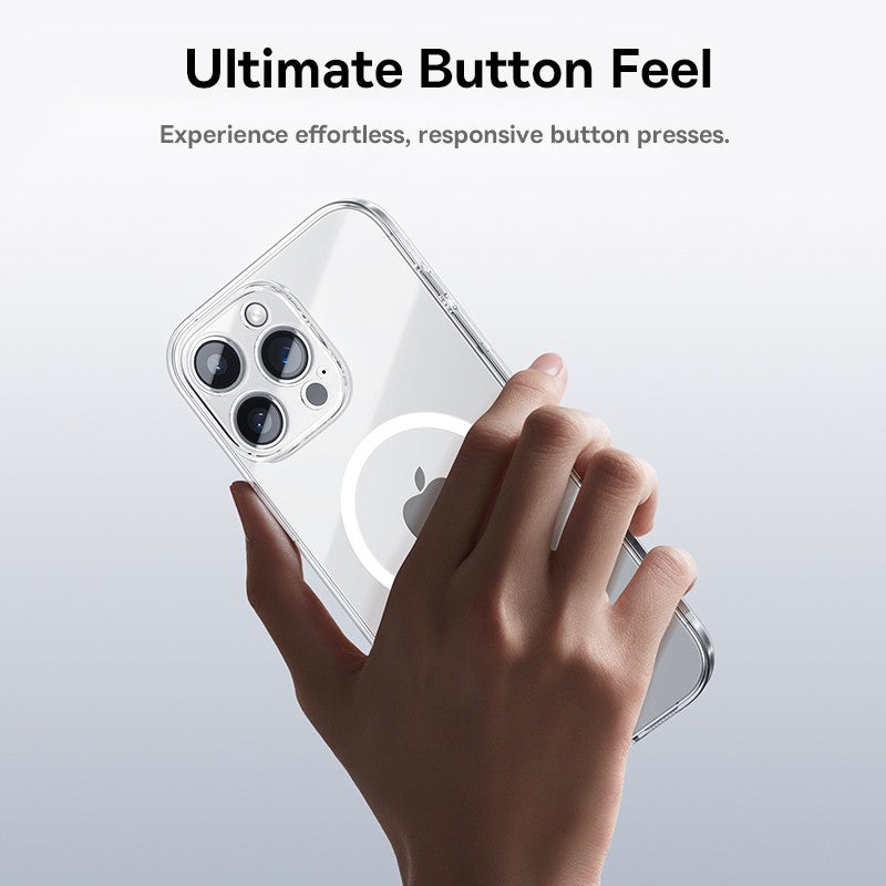 Funda magnética Baseus para iPhone 17 16 15 14 Pro Max para Funda de PC con carga inalámbrica MagSafe para iPhone 13 12 11 Pro Max Funda
