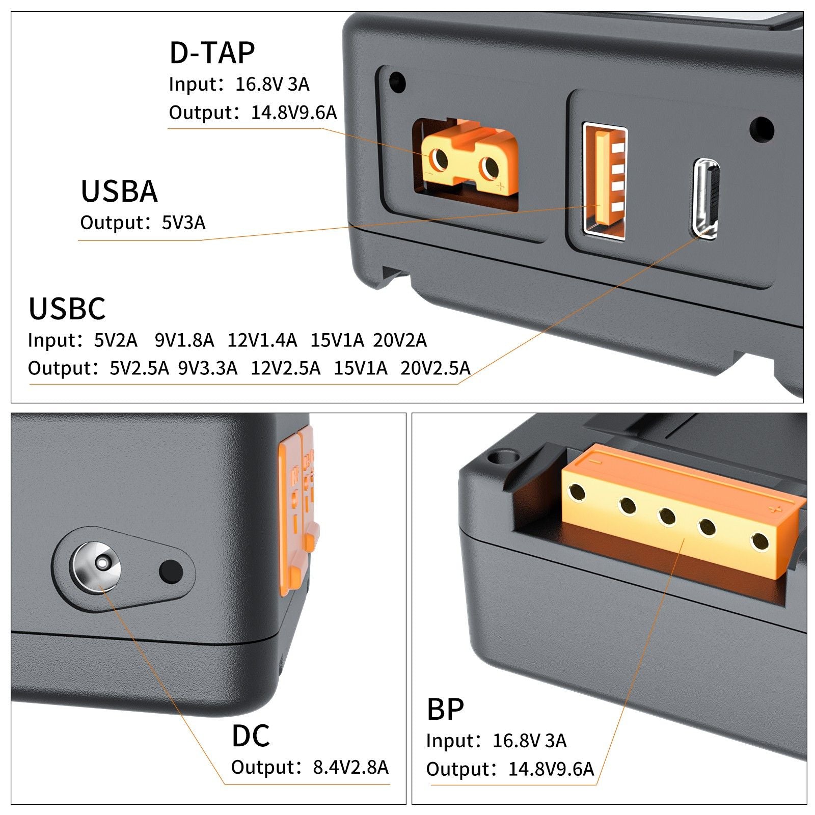 (DO Brasil) Batería de litio V-Lock ZGCINE ZG-S200 V99 con montura V para videocámaras/dispositivos digitales/luces de video/monitores