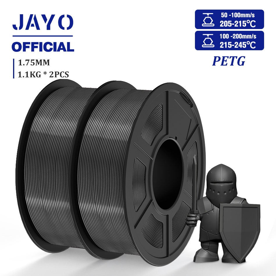 Filamento de impresora 3D JAYO PLA/PETG/SILK/TPU/ABS 1,75mm 2 rollos de materiales de impresión 3D para impresora 3D envío gratis