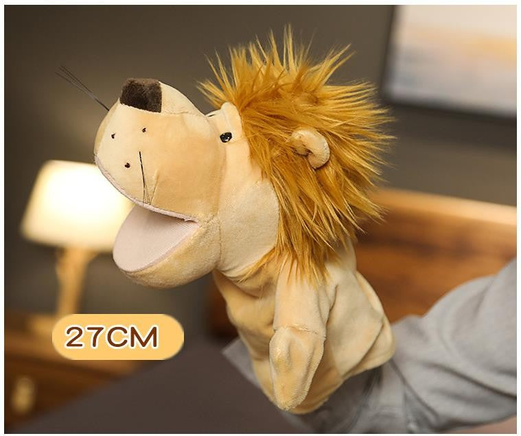 Juguetes de Peluche, Marionetas de Dedo, Muñecas Kawaii, Juguetes Educativos para Bebés, León, Elefante, Conejo, Mono, Regalo para Niños