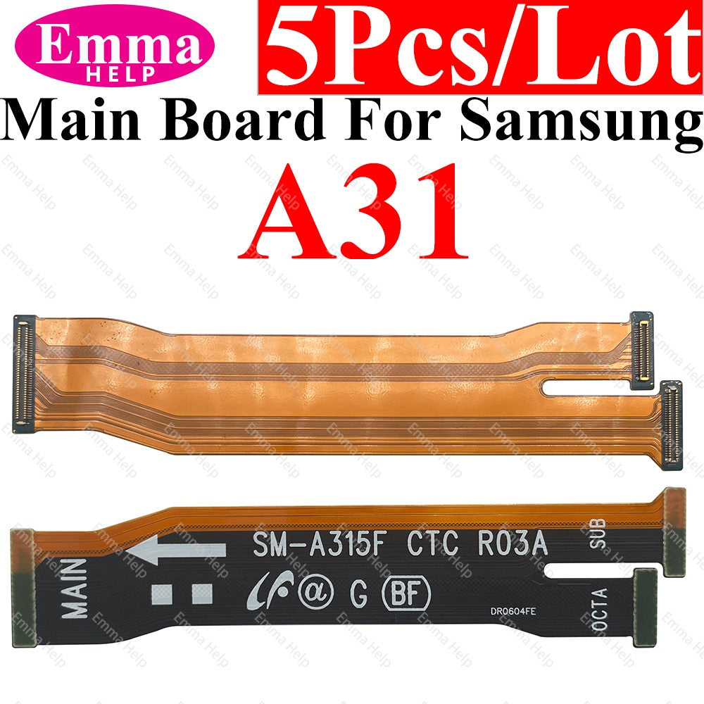 Cable flexible de placa base de 5 uds para M12 M14 M15 M16 para Samsung Galaxy A21S A31 A51 A71 A50 A40 A30 A20S A10 A10S