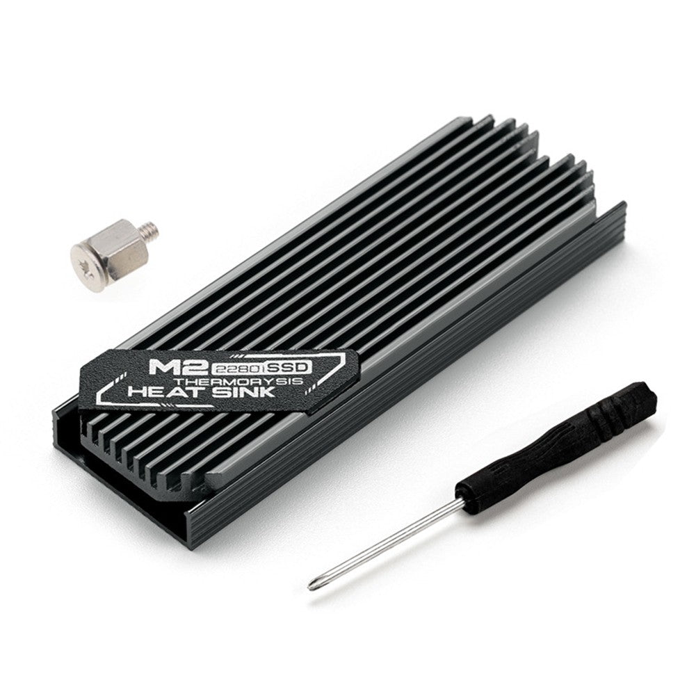 Disipador de calor M.2 SSD NVMe M2 2280 SSD Disco Duro disipador de calor de aluminio con almohadilla térmica para ssd m2 Escritorio PC Junta térmica nvme heatsink