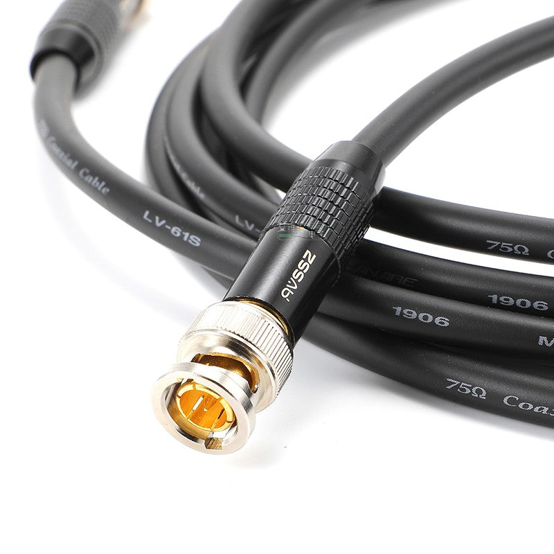 Enchufe macho y hembra Q9 de 75 ohm, HD-SDI digital de alta definición, fácil de soldar, conector BNC 2k, audio y vídeo, cámara HIFI, 1 unidad