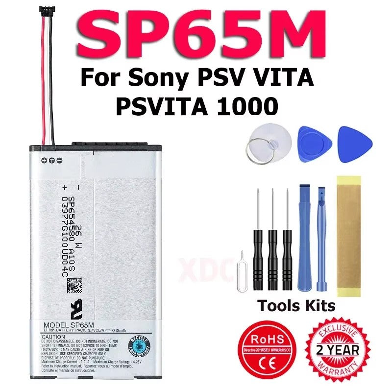 Batería LIP1653ERPC SP65M PSP1000 NP-FZ100 para Sony Xperia XA2 Ultra G3421 AlphaA7III PSV1000 PSVita1000 PSP1000 PSP-280