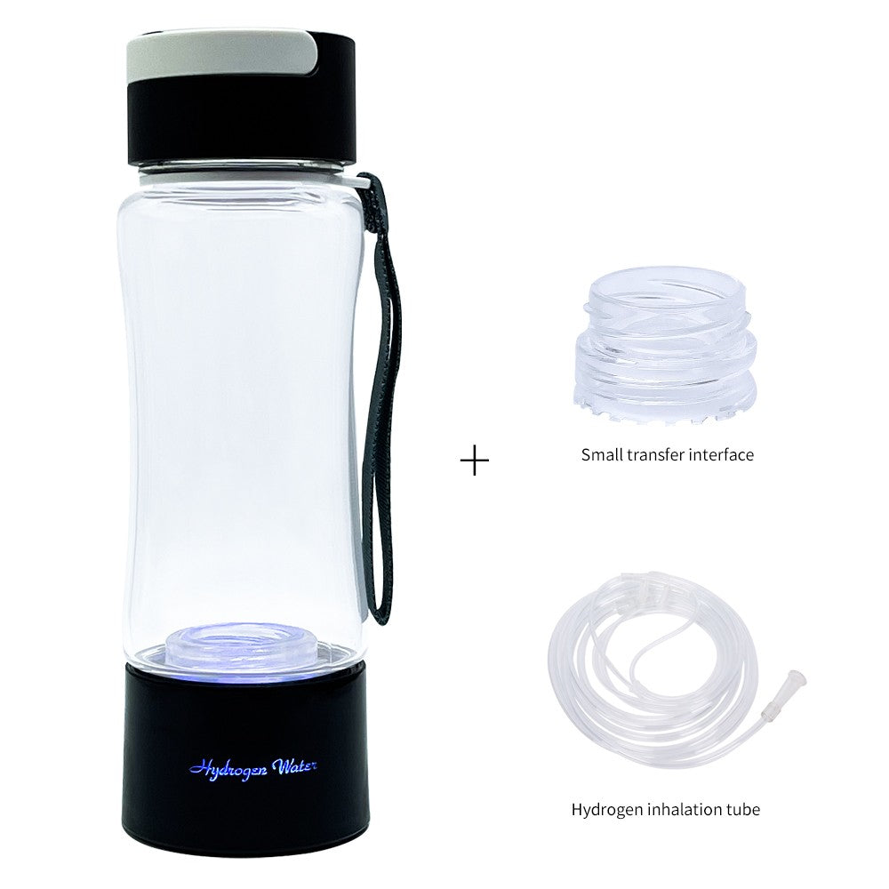 DuPont-generador de agua rico en hidrógeno, 3 en 1, deporte/Diseño de viaje, 3000ppb, uso con tubo de inhalación, autolimpieza, SPE/PEM H2