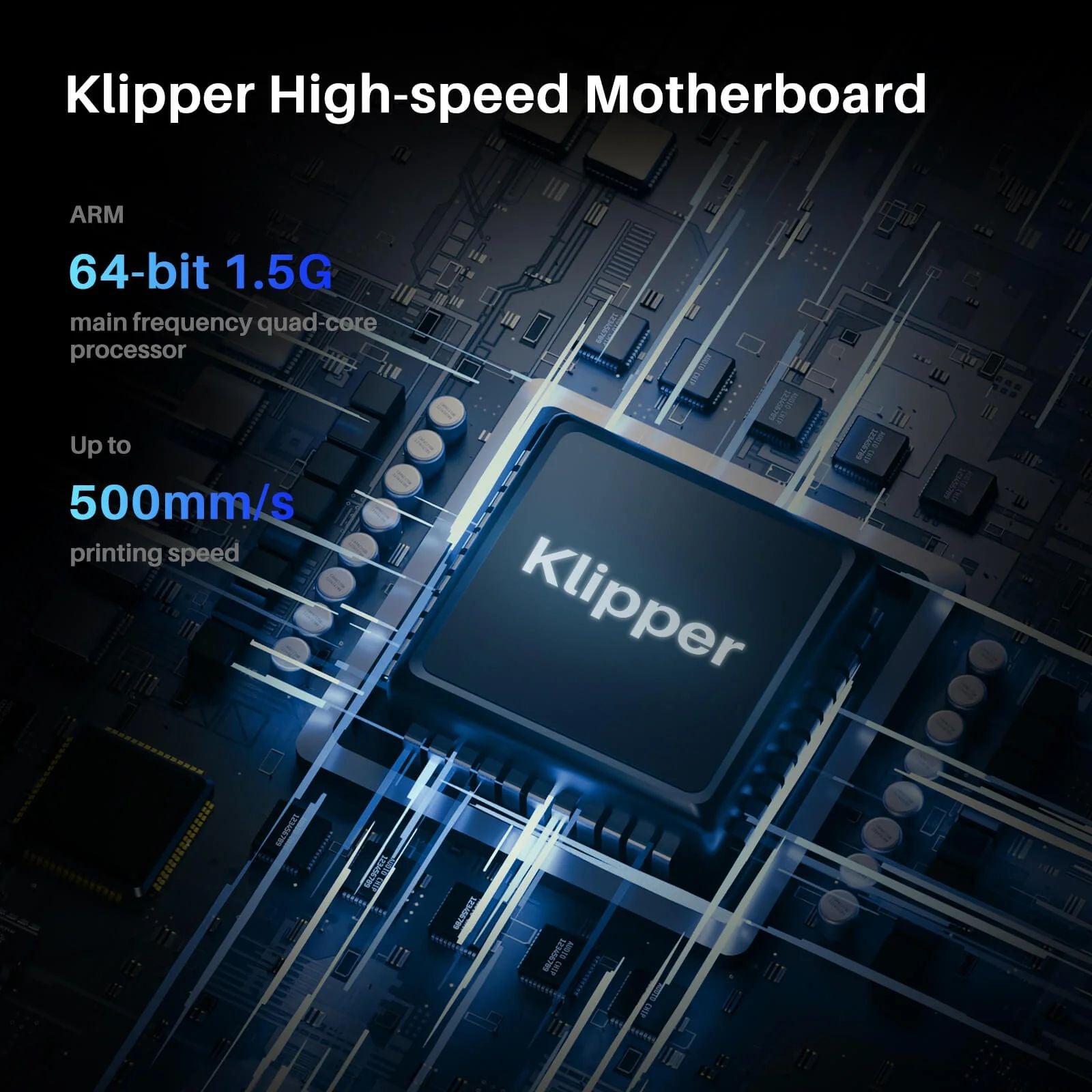 Impresora 3D FDM ELEGOO NEPTUNE 4 PLUS con velocidad de impresión de hasta 500 mm/s, extrusor directo de doble engranaje, volumen de construcción 320x320x385 mm