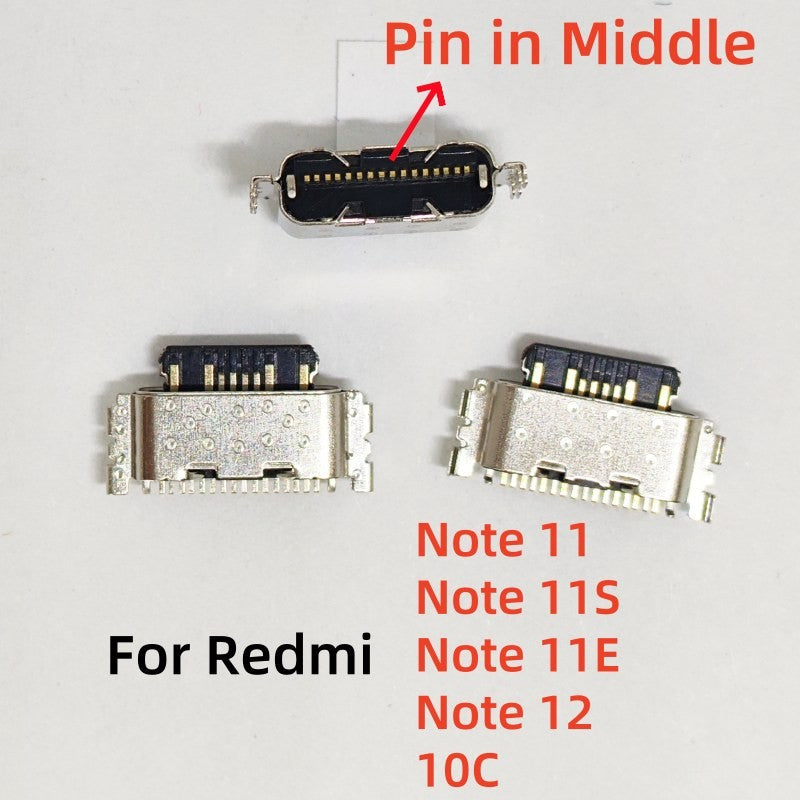 10-20 unids/lote para Xiaomi Redmi 10C Note 11 11S 11E 11T 12 Pro + 4G conector de puerto de carga USB enchufe Dock
