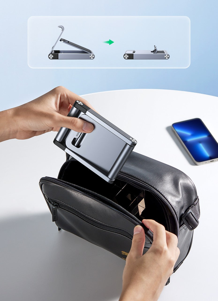 UGREEN-soporte ajustable de aluminio para teléfono móvil, accesorio de escritorio para iPhone 13, 12 Pro Max, tableta