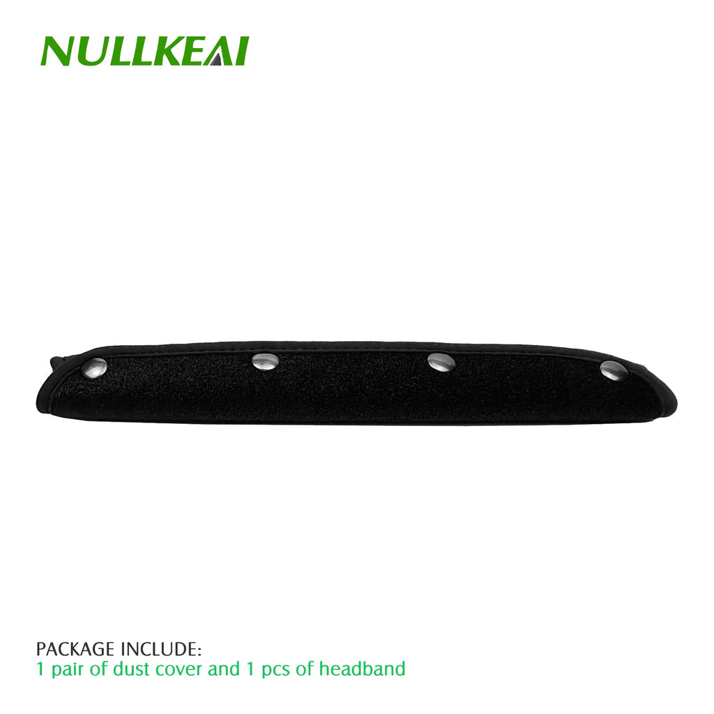 Nullkeai-almohadillas de repuesto para auriculares Anker Soundcore Life Q30 Q35 Q10 Q20, almohadillas de Gel refrescante, funda de malla, orejeras
