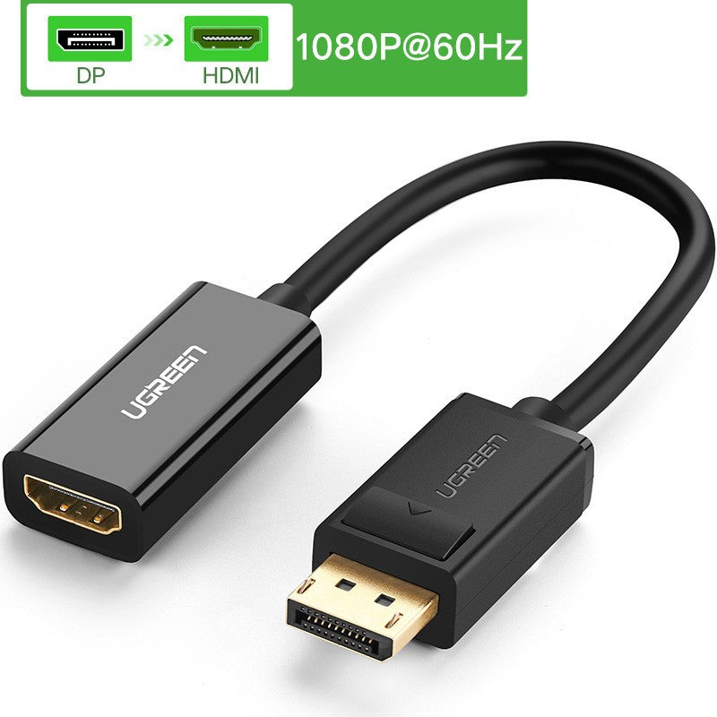 UGREEN-adaptador Displayport DP a HDMI 4K, convertidor de Cable de puerto de pantalla 1080P para PC, portátil, proyector, adaptador Displayport a HDMI