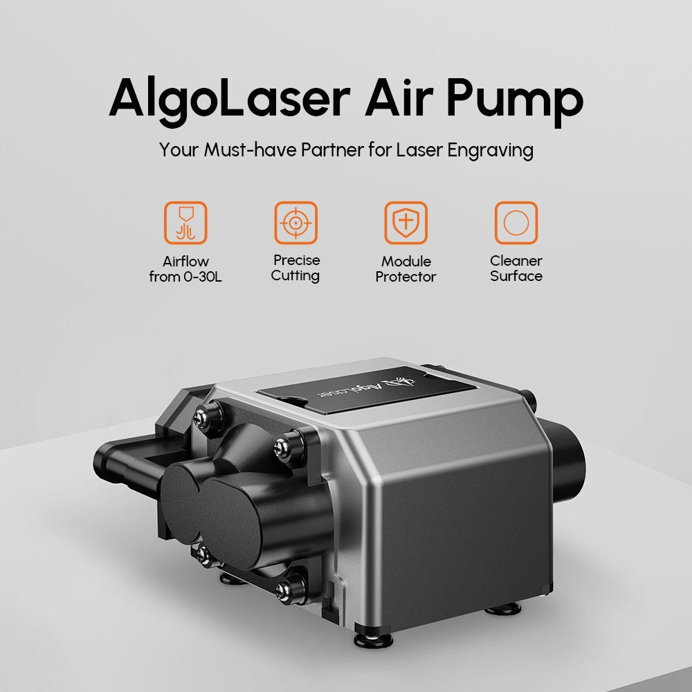 Bomba de asistencia de aire de corte láser, compresor 30LAir, máquina de grabado Ortur AlgoLaser, velocidad eléctrica ajustable, poco ruido