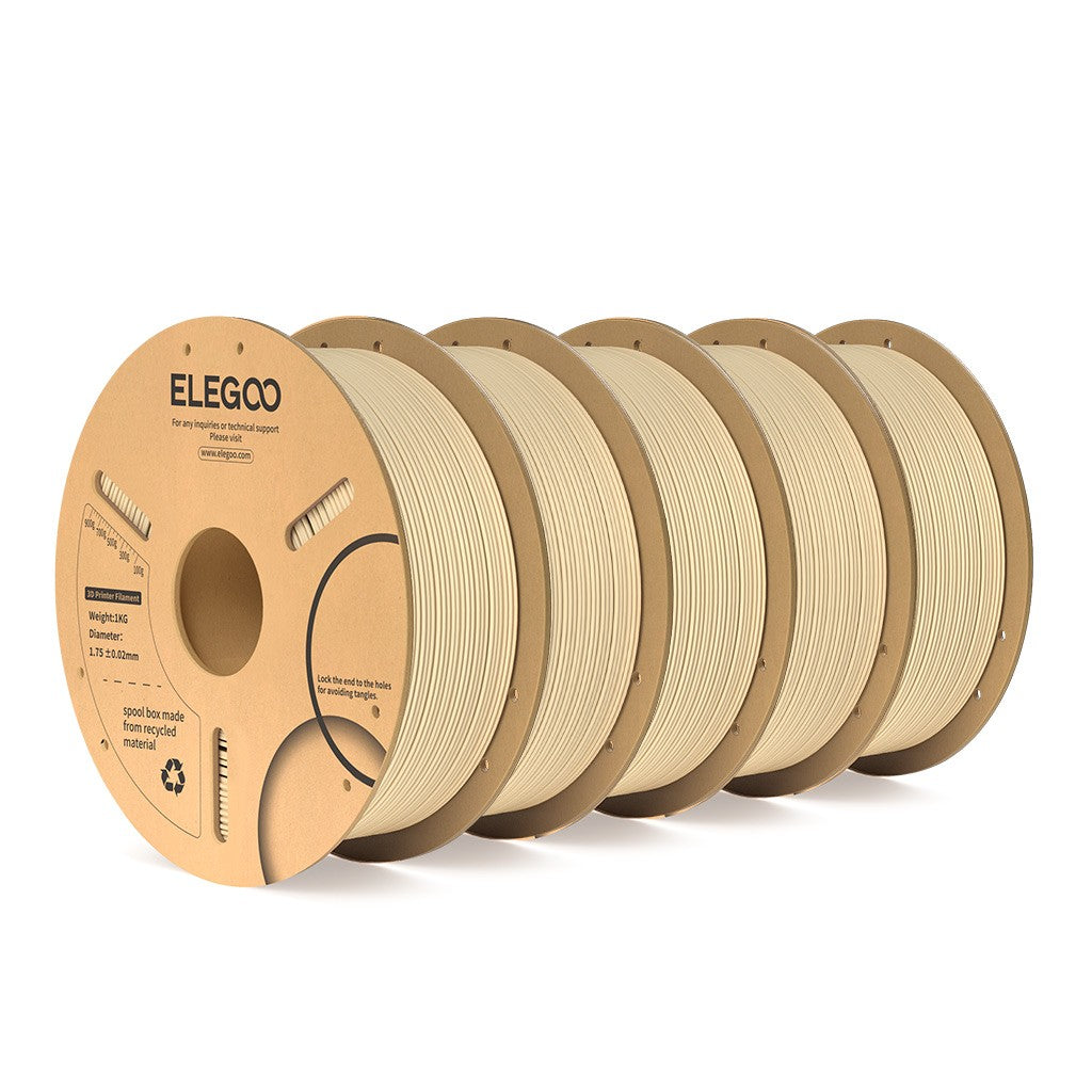 Filamento ELEGOO PLA+ de 1.75mm, PLA 3D para Impresoras 3D, Material Compatible con la Mayoría de las Impresoras FDM (1KG/Carrete, 2.2 lbs)