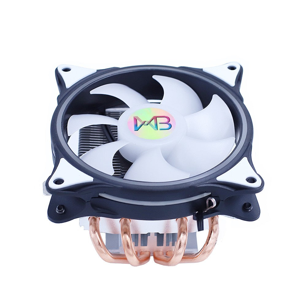 Enfriador de CPU, 4 tubos de disipación de calor, 120 mm, perfil bajo, 4 pines, LGA 115X 1200 1700 2011 X79 X99, AM4 AM5