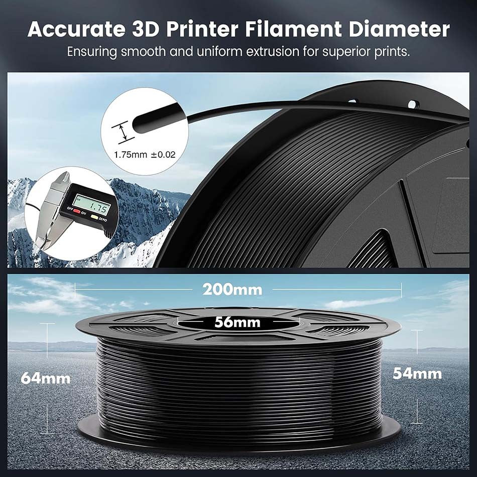 Filamento JAYO PLA 1,75 MM 5 rollos filamento de impresora 3D PLA 100% sin burbujas para FDM Coloful Material de impresión 3D regalo DIY