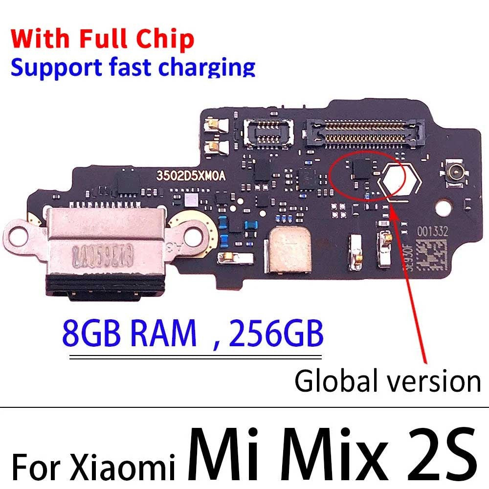 Placa de carga flexible para Xiaomi Mi 8 9 10 11 10T Lite 9 Se 9T Pro Mix 2 2S conector de puerto USB Cable flexible de carga