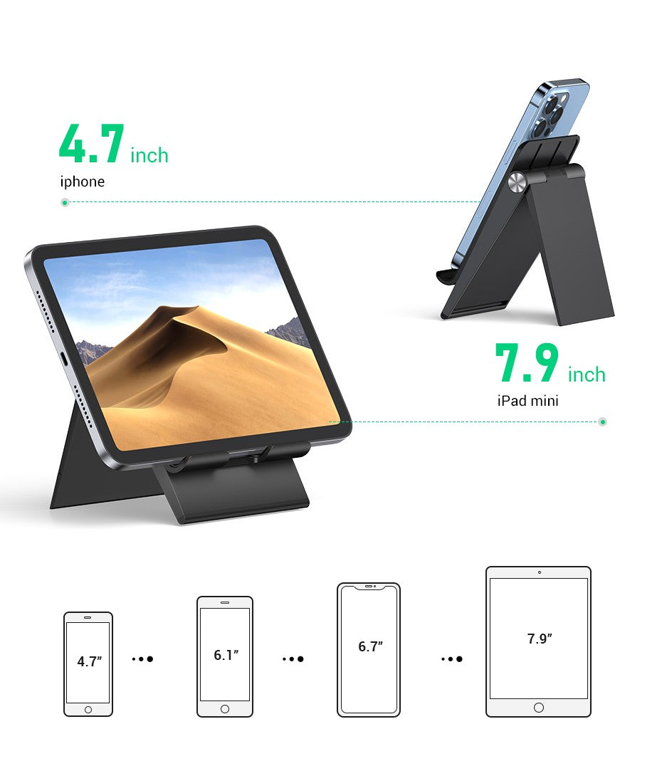 UGREEN-soporte plegable ajustable para teléfono móvil, base de escritorio para iPhone 11 Pro Max SE 8 7