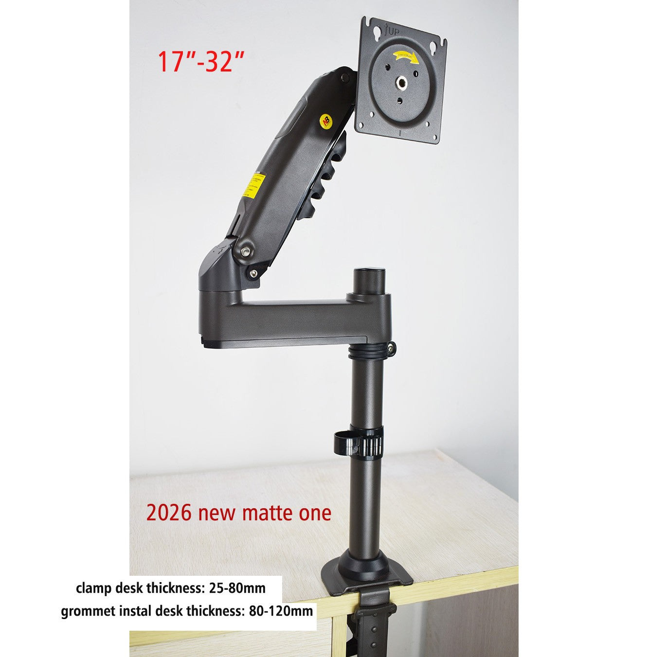 Nuevo soporte de monitor NB H100 con resorte de gas para monitores LCD LED de 17'-30', brazo articulado de movimiento completo para escritorio, soporte para TV, carga de 2-9 kg