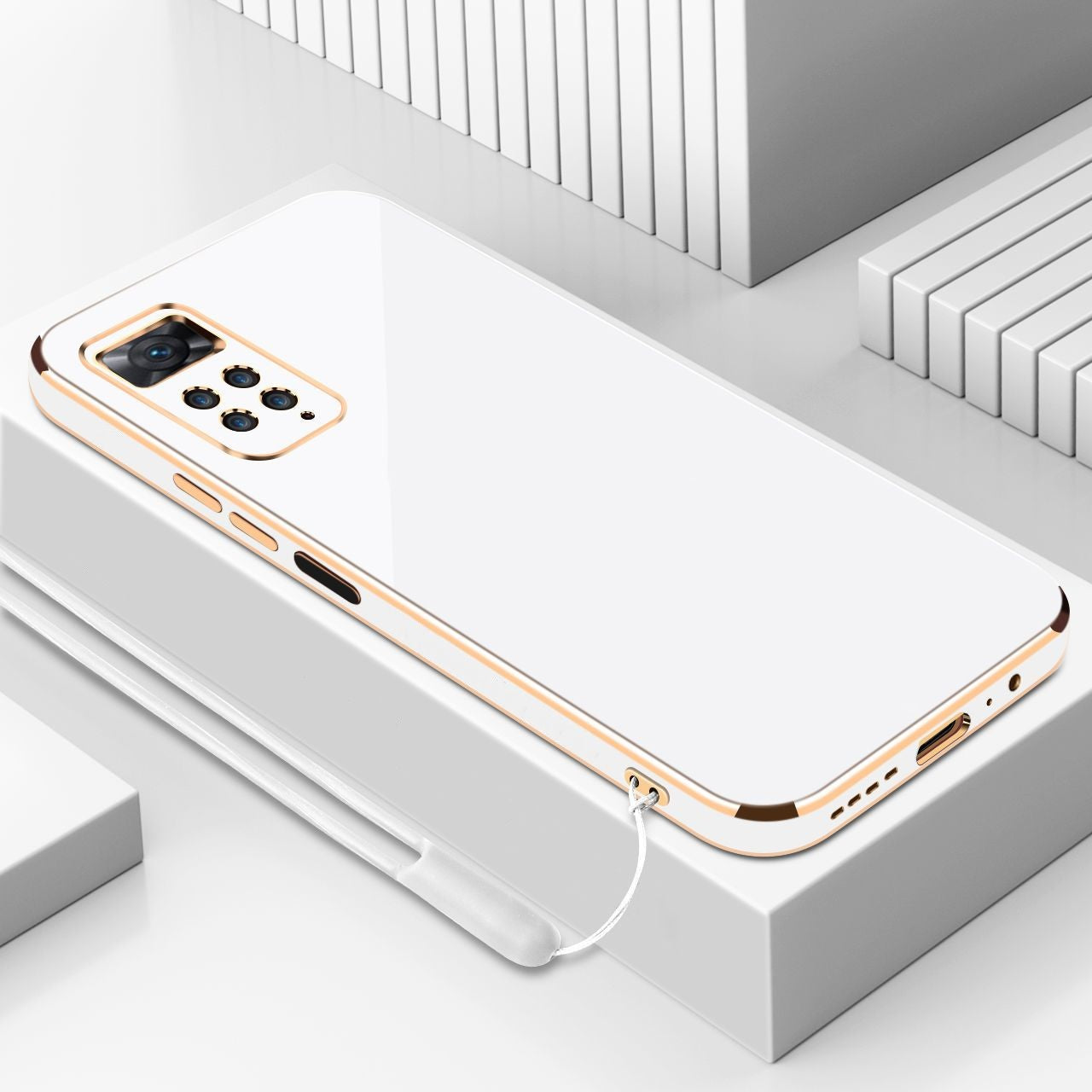 Para Xiaomi Redmi Note 11S funda Redmi Note 11 funda Redmi Note 11 4G funda de teléfono chapada cuadrada de lujo funda trasera a prueba de golpes