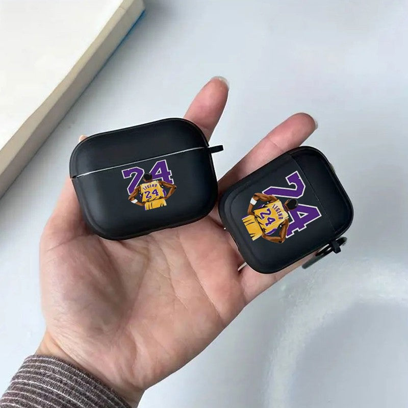 Funda transparente para Airpods negra con estilo, funda para Airpods 4, 2, 3 Pro, 2 generación, funda para Airpod Pro, regalo para auriculares de novio