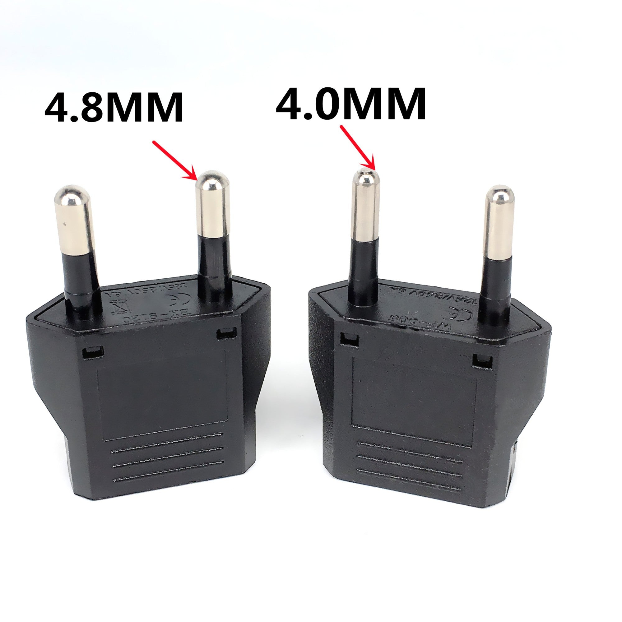 Adaptador de enchufe UE Euro KR, adaptador de enchufe de EE. UU. a UE, adaptador de viaje KR UE, convertidor de enchufe eléctrico EU KR, toma de corriente CA, 1-50 Uds.