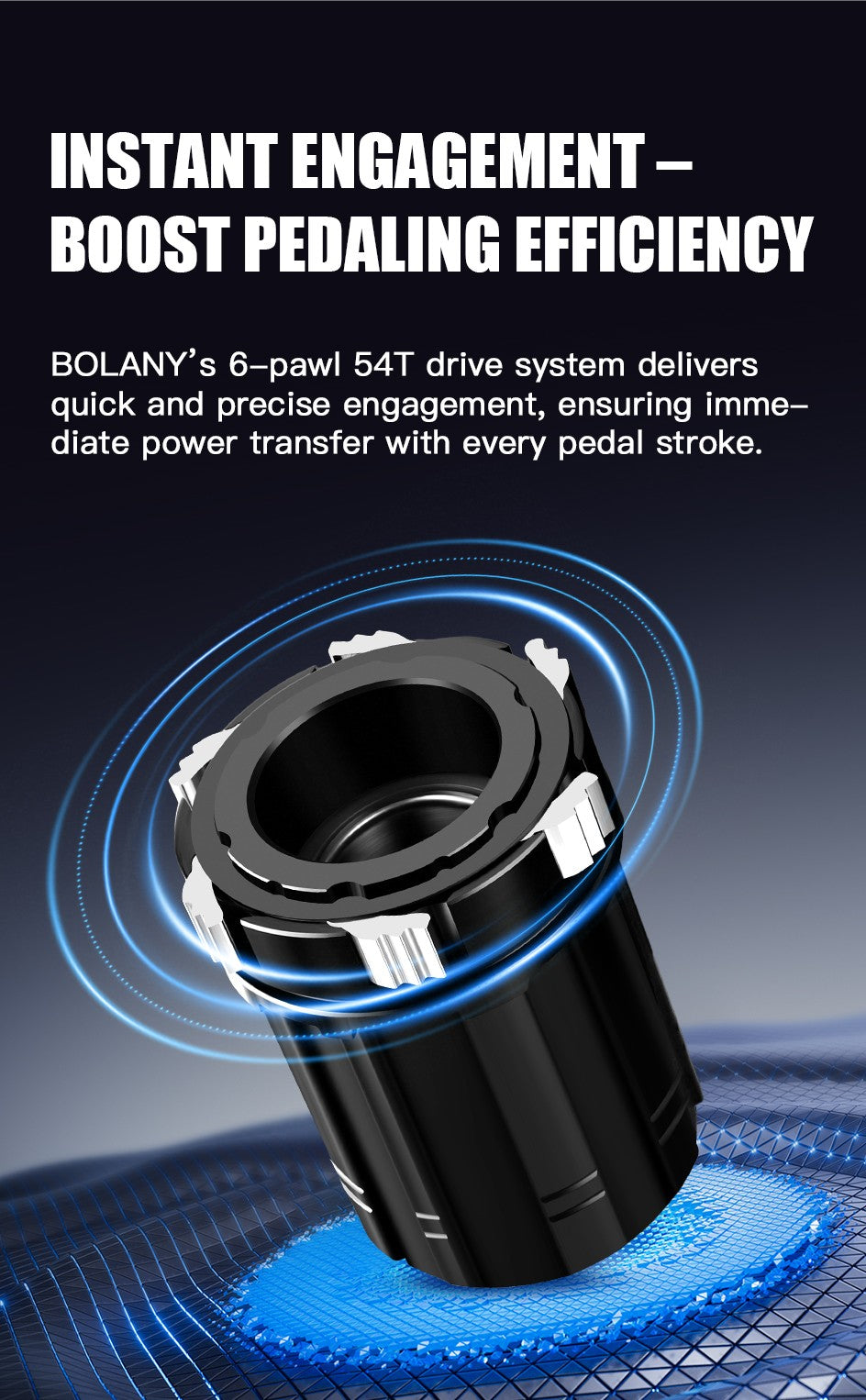 Enviado do Brasil BOLANY MTB Cubo Boost Cube MS 6 Pinos 110x15 Cubo Barulhento para Bicicleta de Montanha 32 Furos Cubo de Bicic