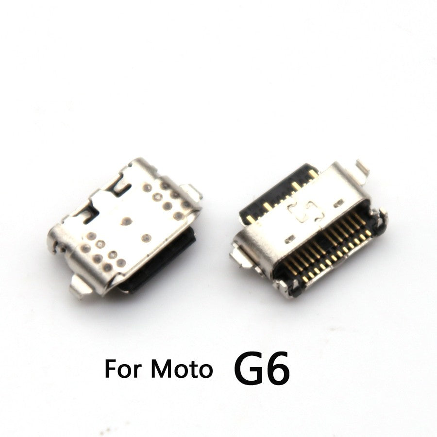 50 Uds conector Micro USB puerto de carga Jack Plug Dock para Motorola Moto G5 G5s G6 G7 G8 G9 Plus Play Power Lite piezas de reparación
