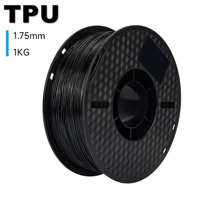 Filamento de impresora 3D KINGROON TPU 1KG 1,75mm Material de impresión 3D suave y Flexible red de plástico TPU de alta resistencia peso 1 kg/rollo