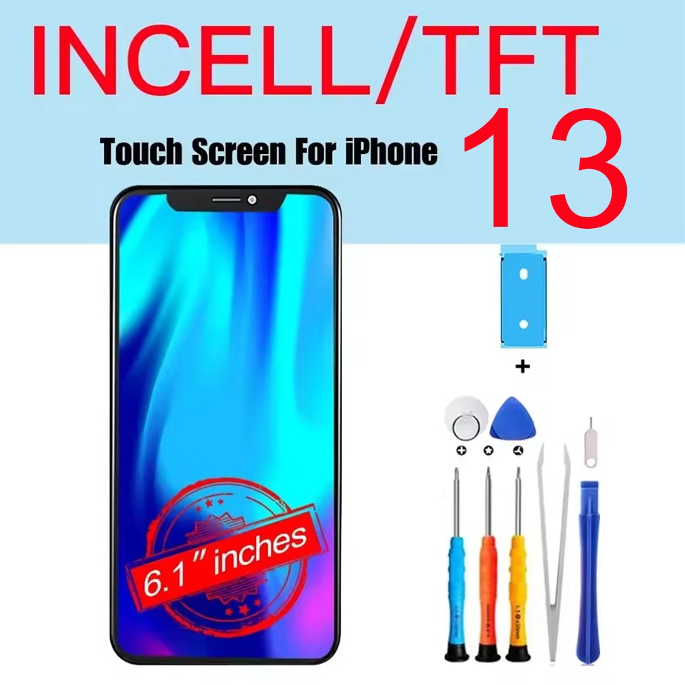 PINZHENG pantalla de alta calidad AMOLED INCELL LCD OLED OEM para iPhone 11 12 13 Mini Pro Max XS XR MAX reemplazo de pantalla con herramienta