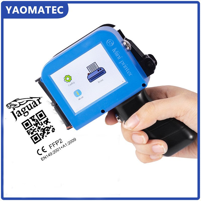Incluye cartucho: S1760 12,7 mm QR Bar Código de lote Fecha Logo Etiqueta de caducidad Mini impresora de inyección de tinta térmica portátil