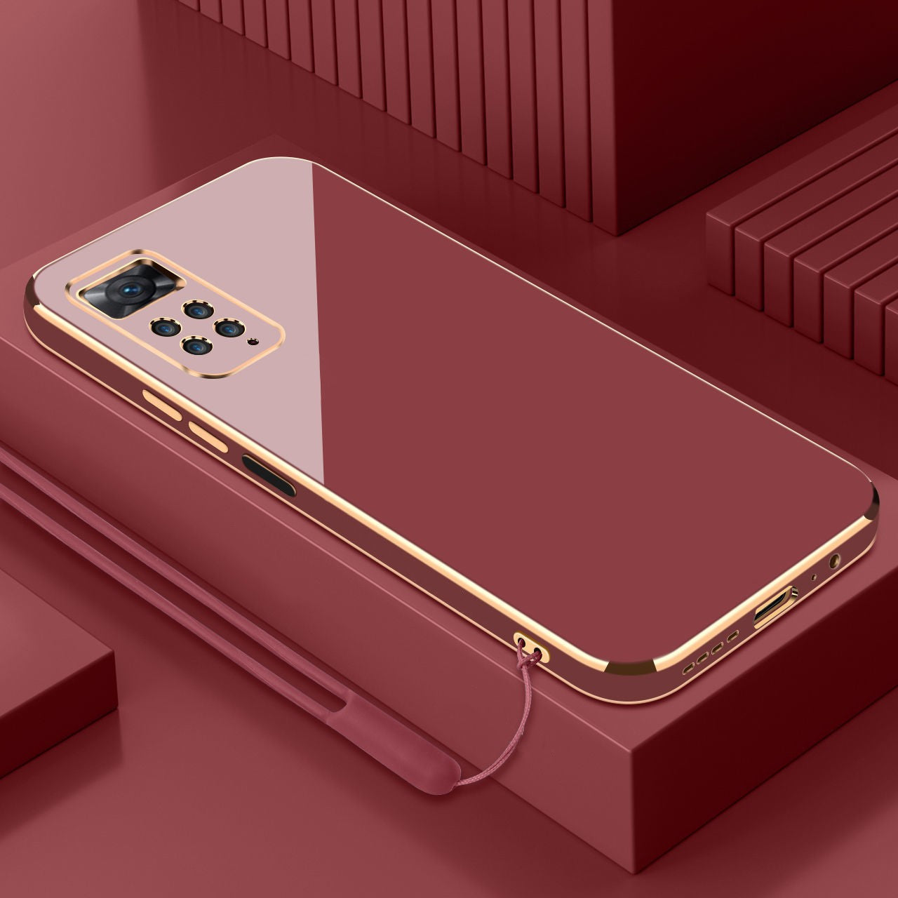 Para Xiaomi Redmi Note 11S funda Redmi Note 11 funda Redmi Note 11 4G funda de teléfono chapada cuadrada de lujo funda trasera a prueba de golpes