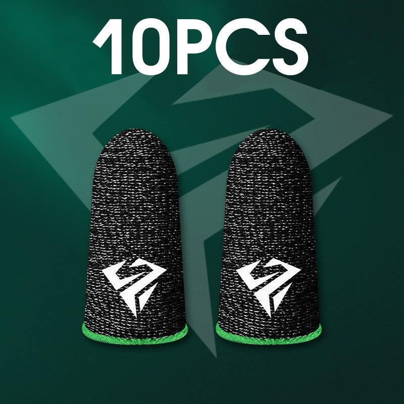 Guantes con yema del dedo para juegos móviles, 10 Uds., para jugadores PUBG, a prueba de sudor, antideslizantes, pantalla táctil, funda para el dedo, transpirable