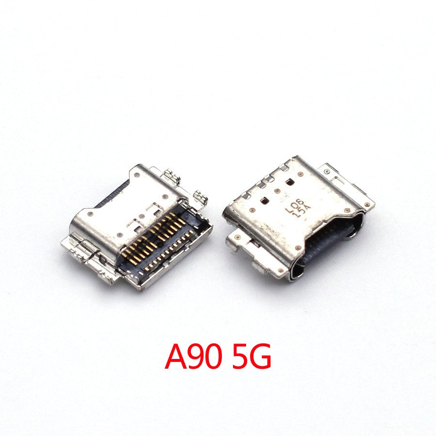 Conector de puerto de carga de 20 piezas para Samsung Galaxy A90 A80 A70 A60 A50 A40 A30 A20 A10 S conector USB para cargador