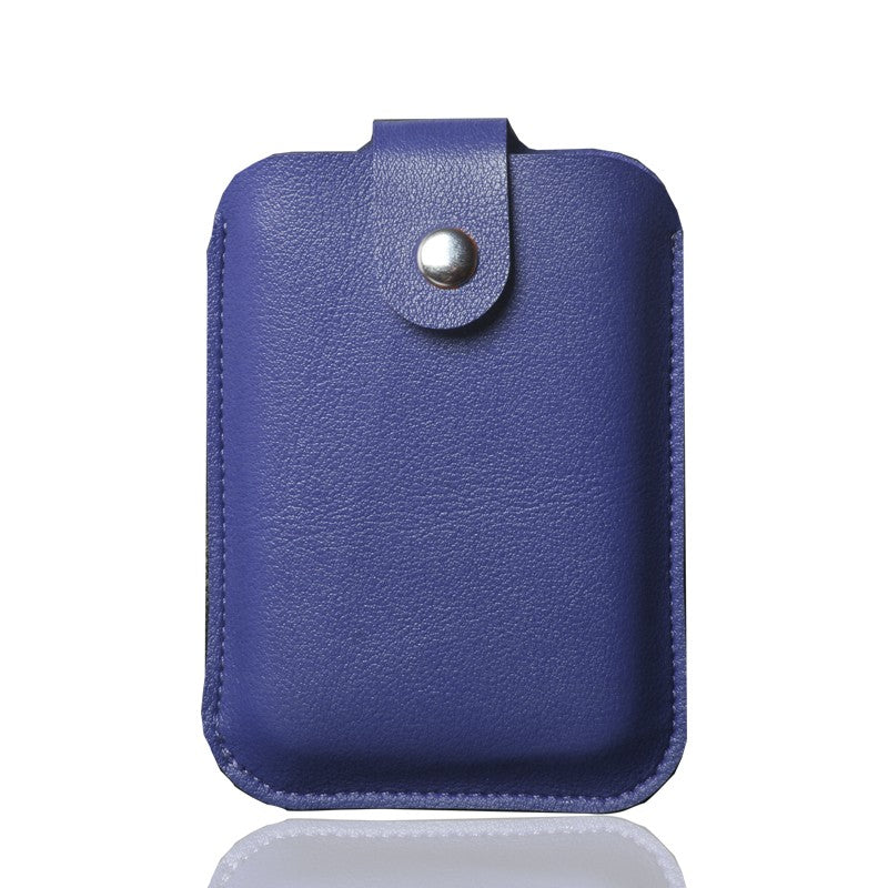 Funda de cuero con funda para banco de energía para iPhone 13, funda para batería externa Magsafe