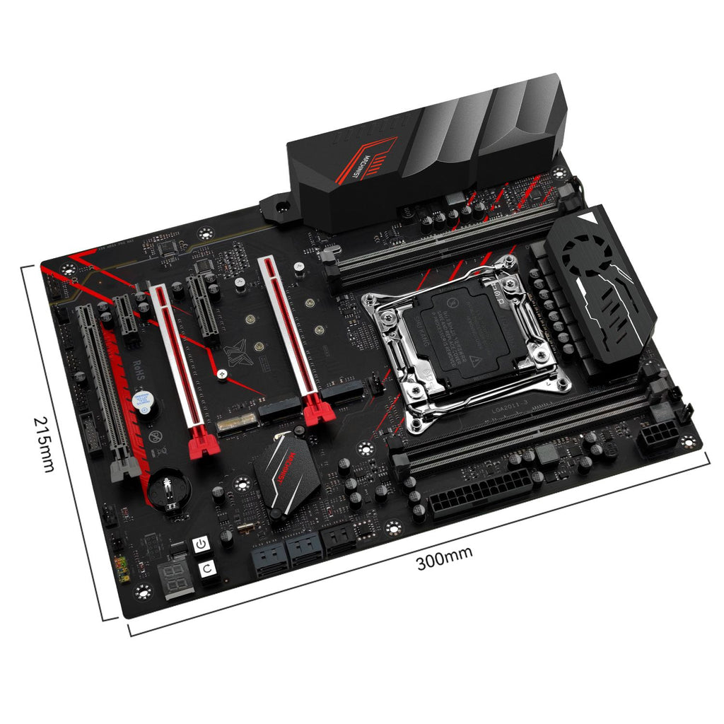 Placa base MACHINIST MR9A PRO MAX X99 compatible con memoria DDR4 de cuatro canales y procesador LGA2011-3 Xeon E5 V3/V4 NVME M.2 USB3.0
