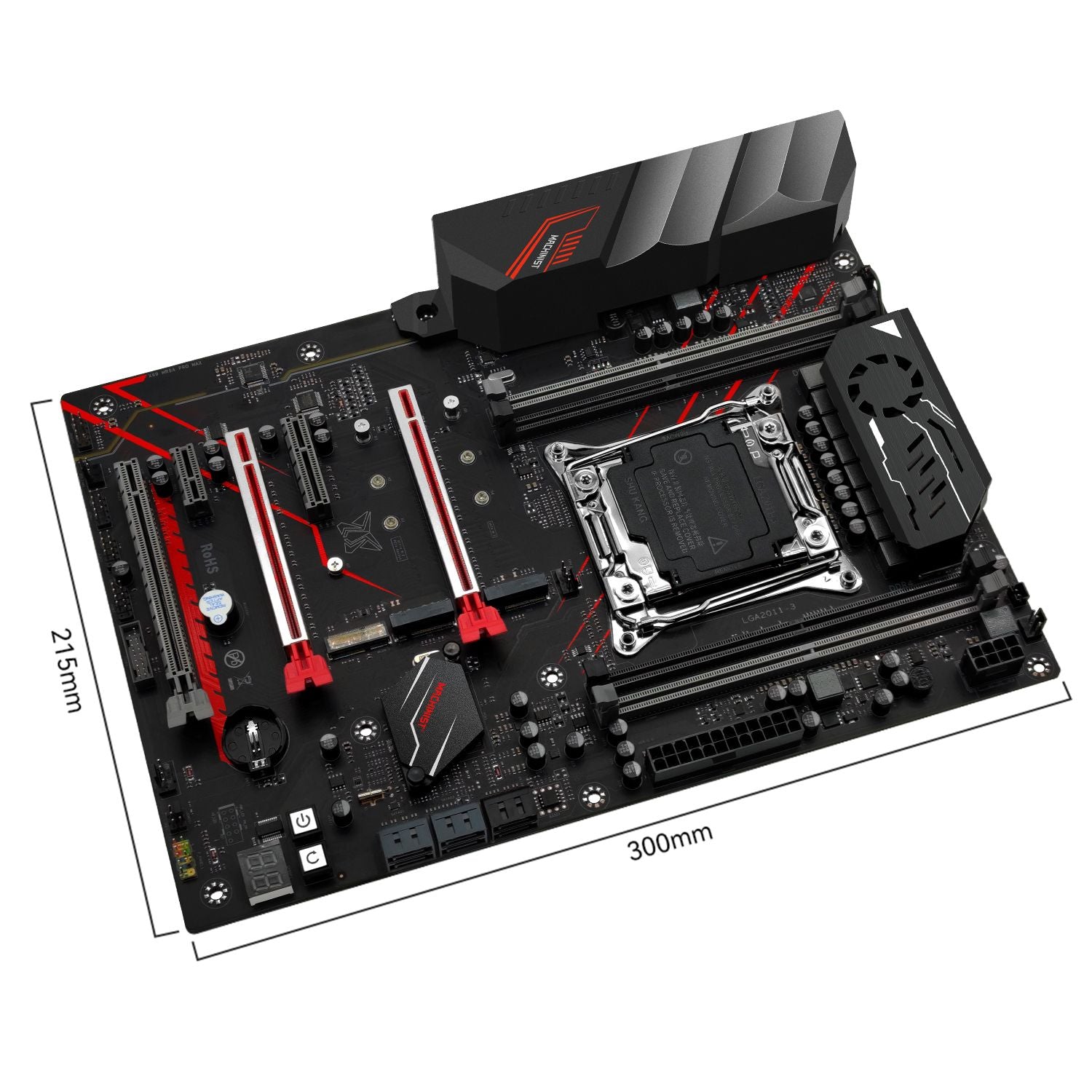 Placa base MACHINIST MR9A PRO MAX X99 compatible con memoria DDR4 de cuatro canales y procesador LGA2011-3 Xeon E5 V3/V4 NVME M.2 USB3.0