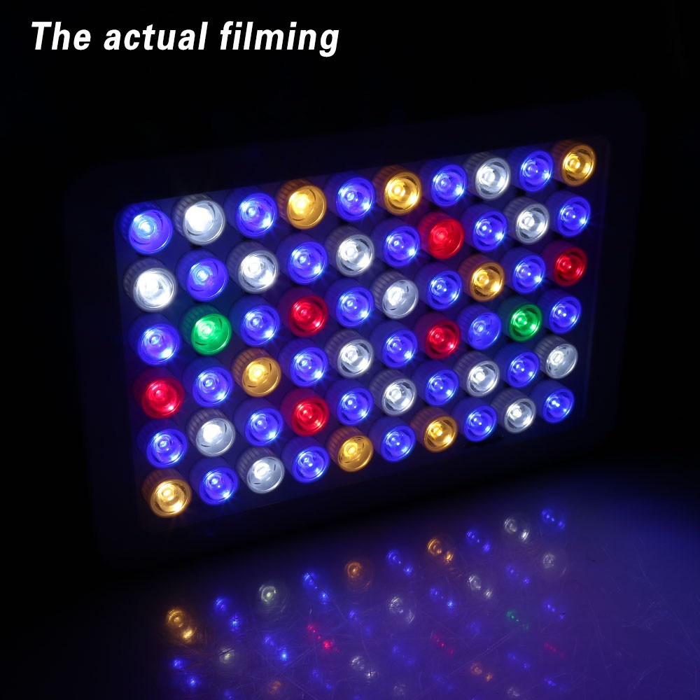 Atenuador de luz Led regulable para acuario, luces para tanque Fsih, 180W, lámpara para pecera de arrecife marino, decoración para peceras y acuarios