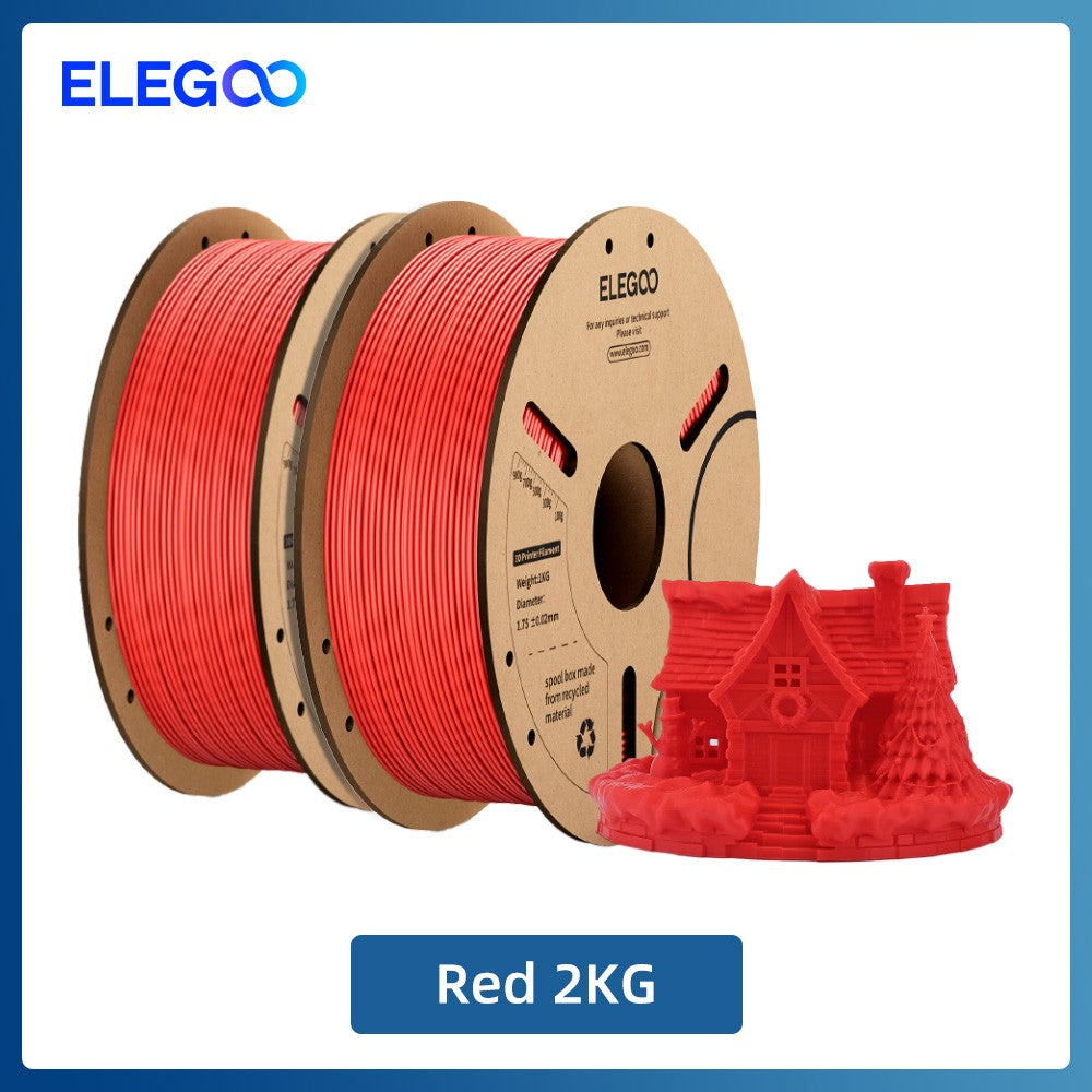 ELEGOO 1kg 1,75mm filamento PLA plástico 3D PLA para impresora 3D Material consumible para impresora 3D NEPTUNE 3 PRO FDM