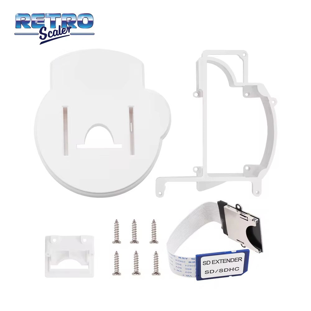 Kit de montaje impreso RetroScaler GC con Cable de extensión de tarjeta SD para cargador GC CUBEODE para lector de discos de consola GameCube NGC