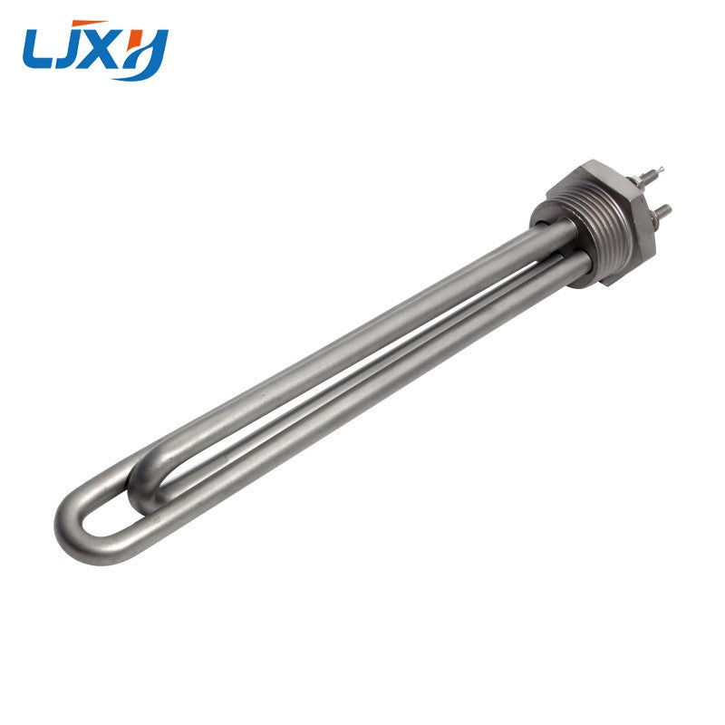 LJXH elemento calentador de agua Solar Tubular, 1 pulgada, NPT/BSP, elemento de calefacción eléctrica, cc 12V/24V/48V, 300W, 600W, todos los 304 S