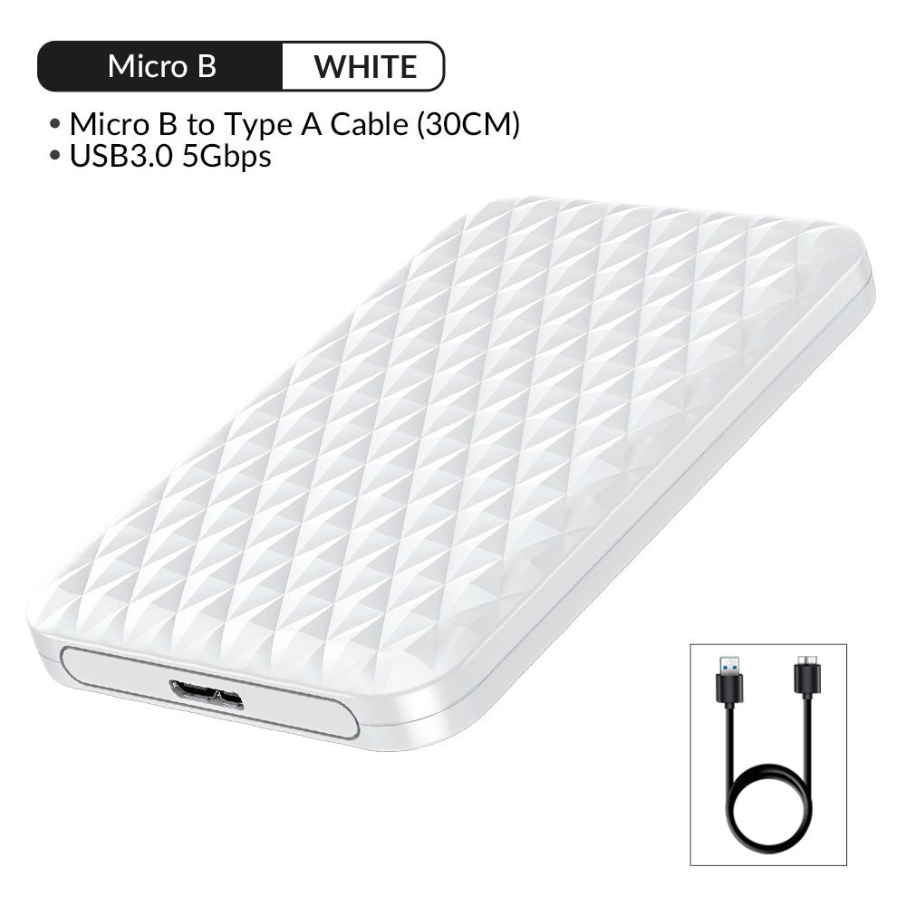 ORICO HDD externo 2,5 "funda HDD USB 3,0 a SATA 5Gbps funda de disco duro para 7-9.5mm 2,5 pulgadas SATA hd externo para PC